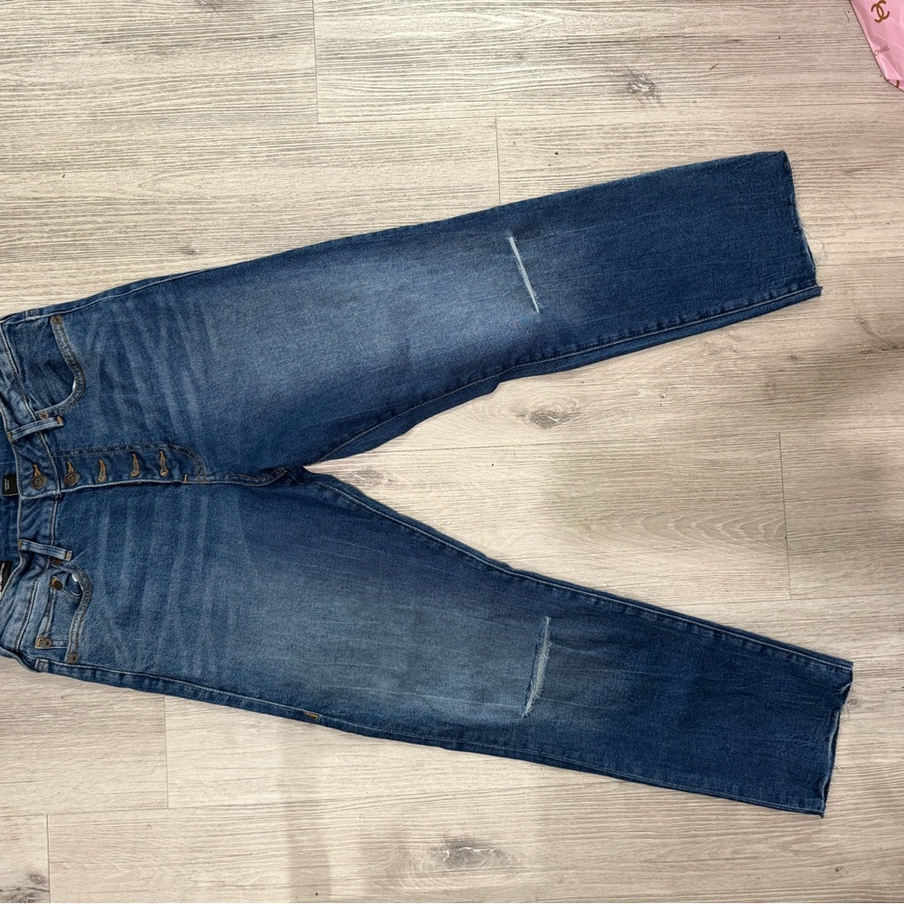 True Religion Women's Blue Straight Leg Jeans